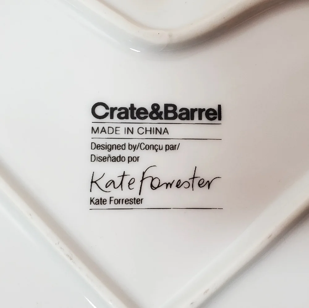 Crate & Barrel I Choose You Plate